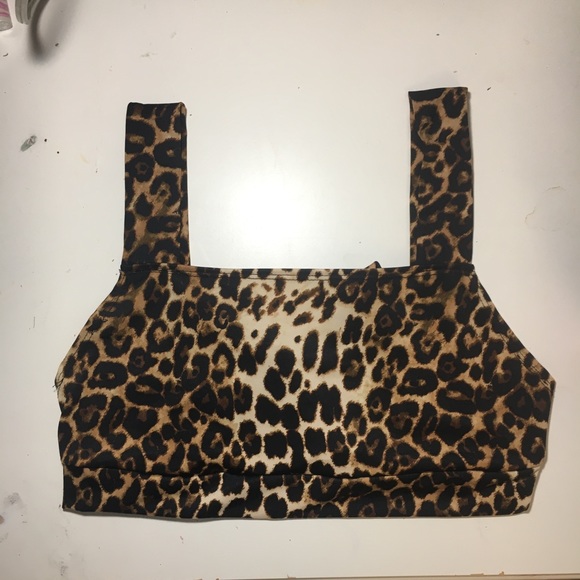 Sassy Cheetah Crop Top - Picture 1 of 4